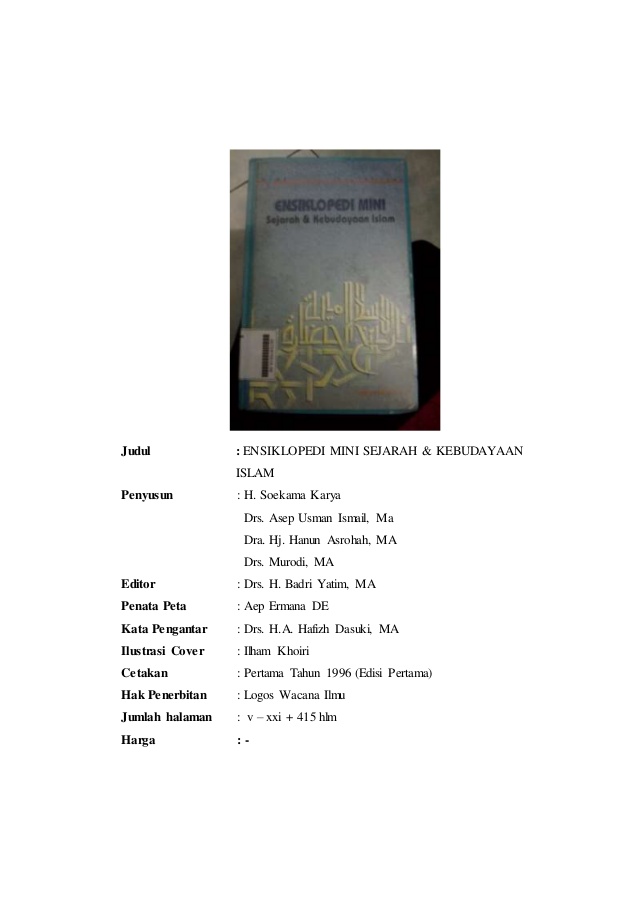 buku sejarah peradaban islam pdf